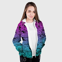 Куртка с капюшоном женская Imagine Dragons, цвет: 3D-белый — фото 2
