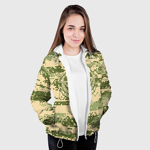 Женская куртка ВДВ СССР / 3D-Белый – фото 3