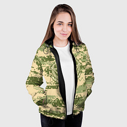 Куртка с капюшоном женская ВДВ СССР, цвет: 3D-черный — фото 2