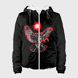 Куртка с капюшоном женская Pyrokinesis, цвет: 3D-белый