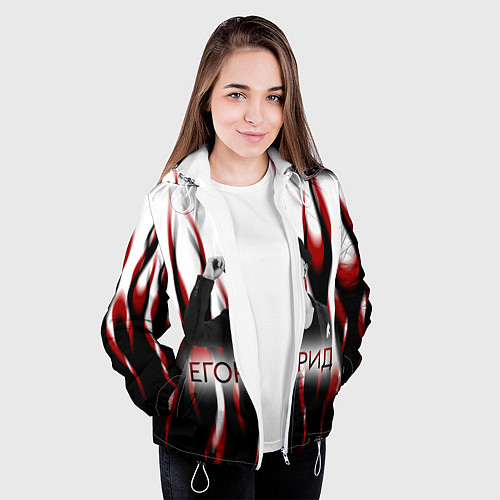 Женская куртка Егор Крид / 3D-Белый – фото 3
