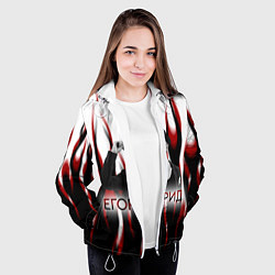 Куртка с капюшоном женская Егор Крид, цвет: 3D-белый — фото 2