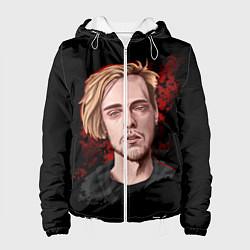 Куртка с капюшоном женская Pyrokinesis, цвет: 3D-белый