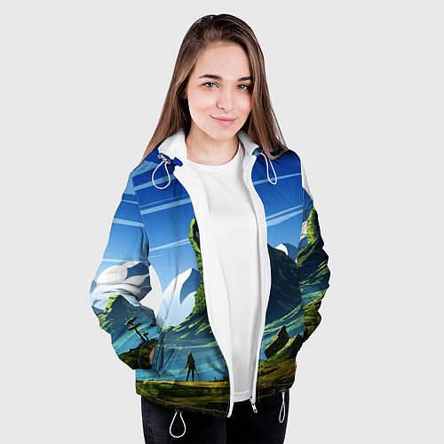 Женская куртка ЦИРИ / 3D-Белый – фото 3
