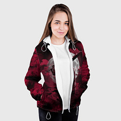 Куртка с капюшоном женская BERSERK, цвет: 3D-белый — фото 2