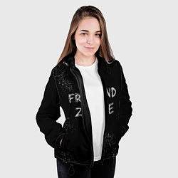 Куртка с капюшоном женская FRIEND ZONE, цвет: 3D-черный — фото 2