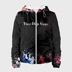 Куртка с капюшоном женская THREE DAYS GRACE, цвет: 3D-белый