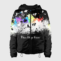 Куртка с капюшоном женская THREE DAYS GRACE, цвет: 3D-черный