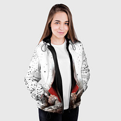 Куртка с капюшоном женская ASSASSINS CREED, цвет: 3D-черный — фото 2