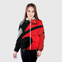 Куртка с капюшоном женская Fortnite, цвет: 3D-белый — фото 2