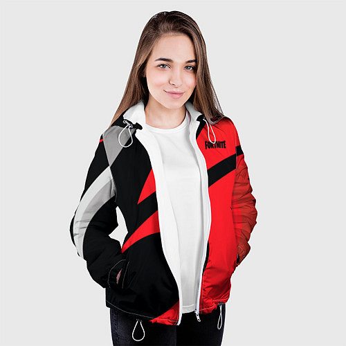 Женская куртка Fortnite / 3D-Белый – фото 3