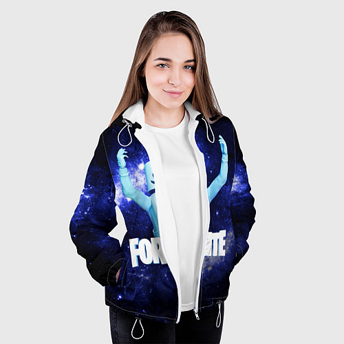 Женская куртка Marshmello / 3D-Белый – фото 3