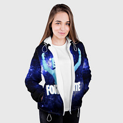 Куртка с капюшоном женская Marshmello, цвет: 3D-белый — фото 2