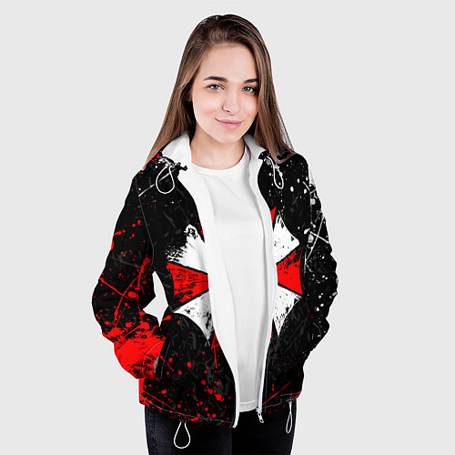 Женская куртка RESIDENT EVIL UMBRELLA / 3D-Белый – фото 3