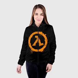 Куртка с капюшоном женская HALF-LIFE, цвет: 3D-черный — фото 2