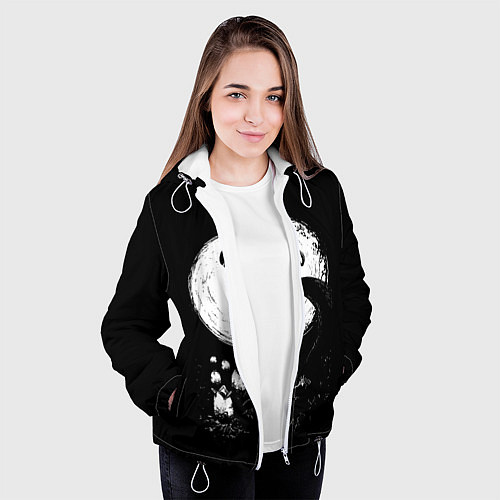 Женская куртка ЧУЖОЙ / 3D-Белый – фото 3