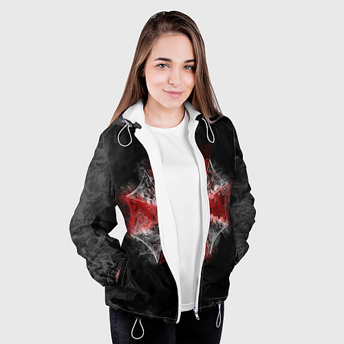 Женская куртка RESIDENT EVIL 3 / 3D-Белый – фото 3