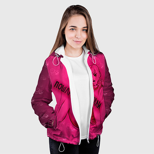 Женская куртка Пошлая МоллиЧР / 3D-Белый – фото 3