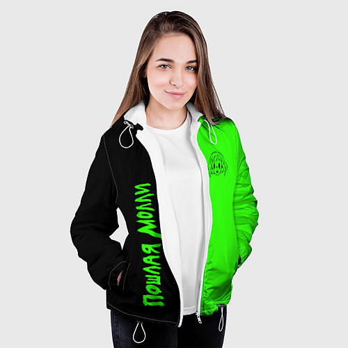 Женская куртка ПОШЛАЯ МОЛЛИ / 3D-Белый – фото 3