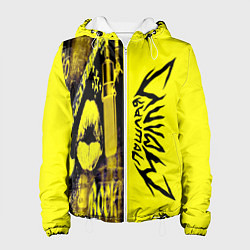 Куртка с капюшоном женская Пошлая Молли, цвет: 3D-белый