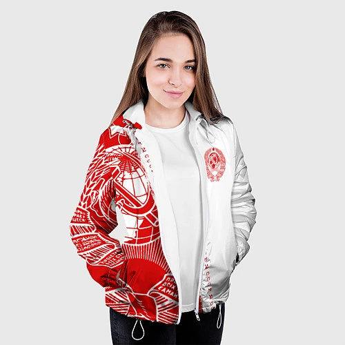 Женская куртка СССР / 3D-Белый – фото 3