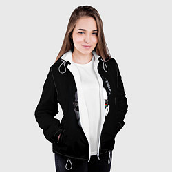 Куртка с капюшоном женская Twin Peaks, цвет: 3D-белый — фото 2