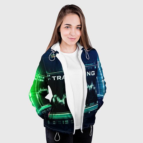 Женская куртка Трейдинг 07 / 3D-Белый – фото 3