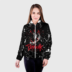 Куртка с капюшоном женская BERSERK, цвет: 3D-белый — фото 2