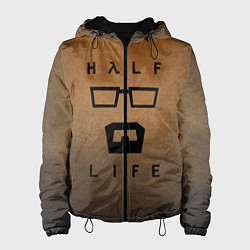 Куртка с капюшоном женская HALF-LIFE, цвет: 3D-черный