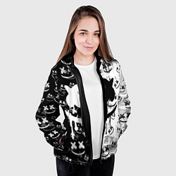 Куртка с капюшоном женская Fortnite & Marshmello, цвет: 3D-черный — фото 2