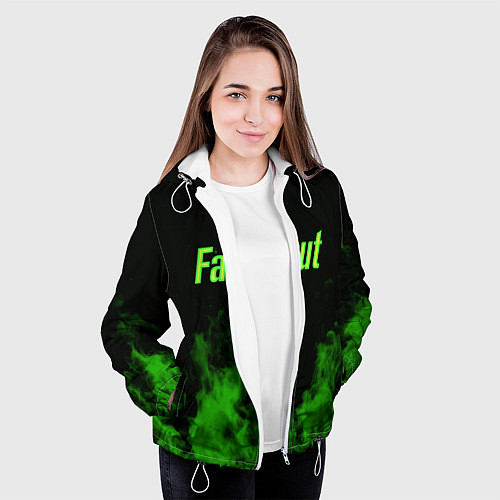 Женская куртка FALLOUT / 3D-Белый – фото 3