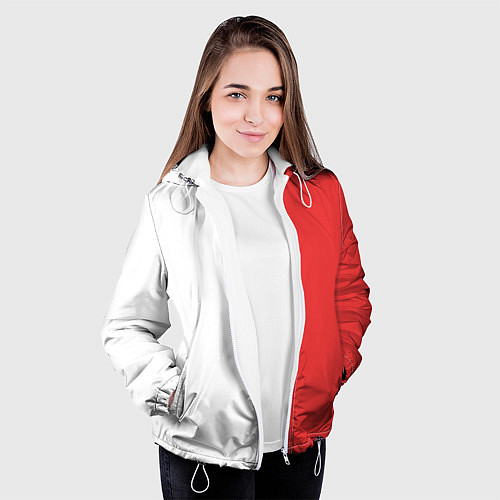 Женская куртка Тодороки Шото / 3D-Белый – фото 3