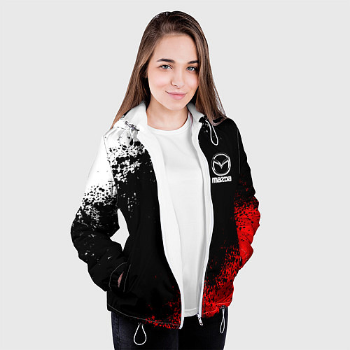 Женская куртка MAZDA / 3D-Белый – фото 3
