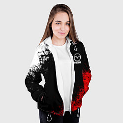 Куртка с капюшоном женская MAZDA, цвет: 3D-белый — фото 2