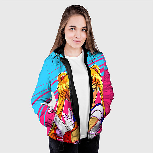 Женская куртка СЕЙЛОР МУН / 3D-Черный – фото 3