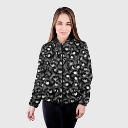 Куртка с капюшоном женская Ъуъ съуки в маске, цвет: 3D-черный — фото 2