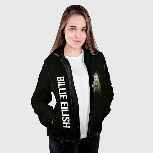 Женская куртка BILLIE EILISH / 3D-Черный – фото 3