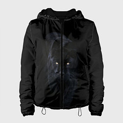 Куртка с капюшоном женская Пантера, цвет: 3D-черный