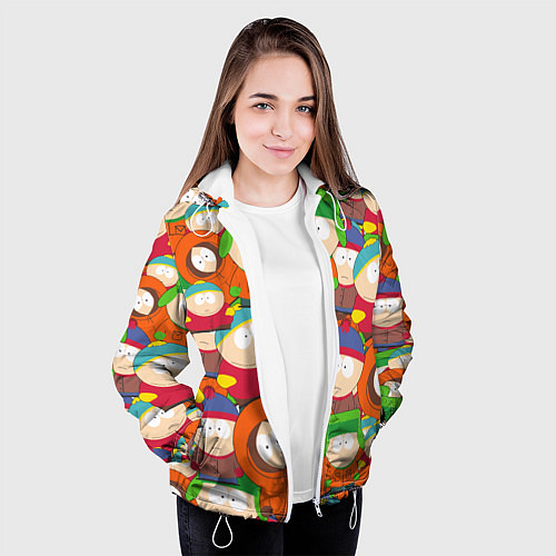 Женская куртка ЮЖНЫЙ ПАРК / 3D-Белый – фото 3