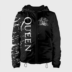 Куртка с капюшоном женская QUEEN, цвет: 3D-черный