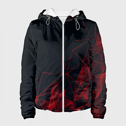 Куртка с капюшоном женская RED STRIPES, цвет: 3D-белый