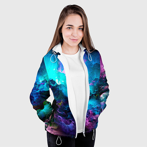 Женская куртка Fantasy / 3D-Белый – фото 3