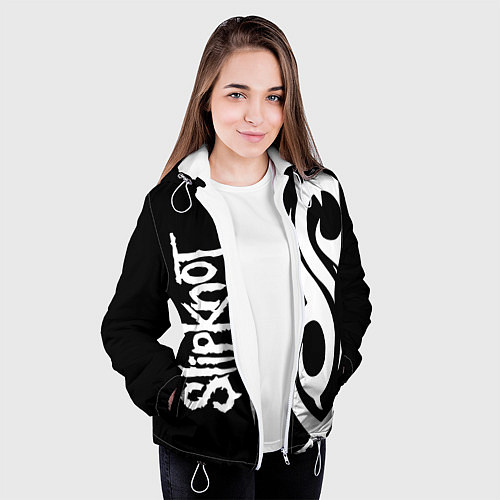 Женская куртка Slipknot 6 / 3D-Белый – фото 3