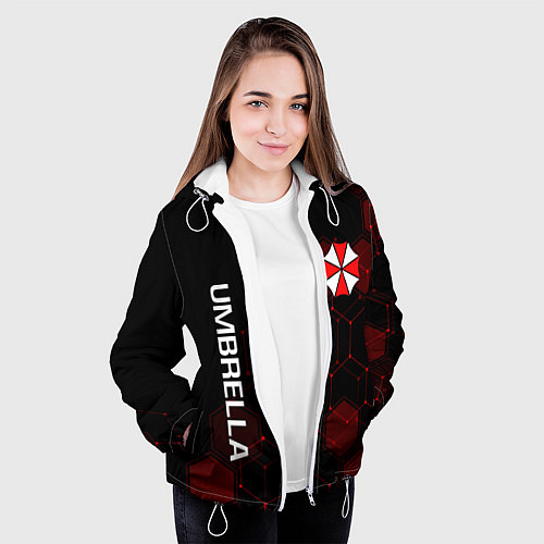 Женская куртка UMBRELLA CORP / 3D-Белый – фото 3