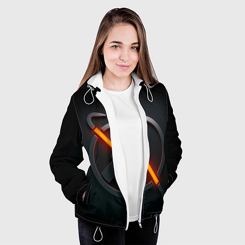 Женская куртка HALF-LIFE / 3D-Белый – фото 3