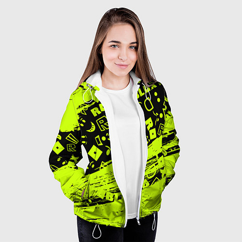 Женская куртка Roblox / 3D-Белый – фото 3