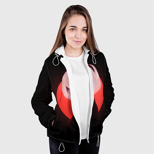 Женская куртка 2b Nier Black / 3D-Белый – фото 3
