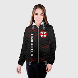 Куртка с капюшоном женская UMBRELLA CORP, цвет: 3D-белый — фото 2