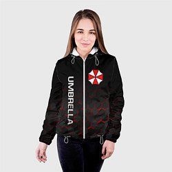 Куртка с капюшоном женская UMBRELLA CORP, цвет: 3D-белый — фото 2