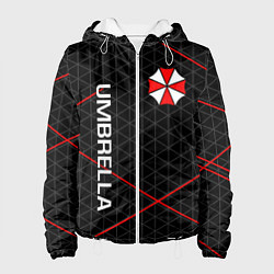 Куртка с капюшоном женская UMBRELLA CORP, цвет: 3D-белый